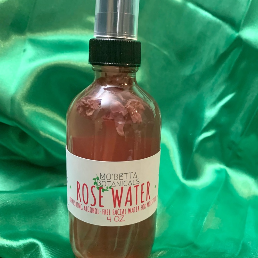 Rose Facial Water 4 ounces by Mo’ Betta Botanicals
